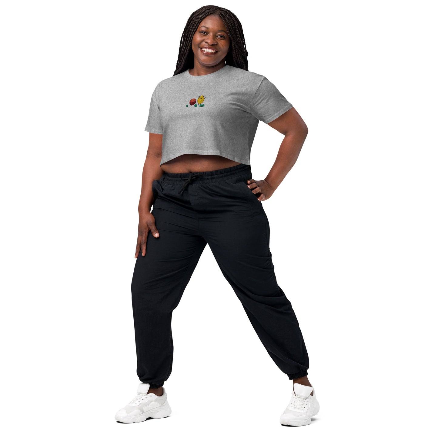 Fruity women’s crop top