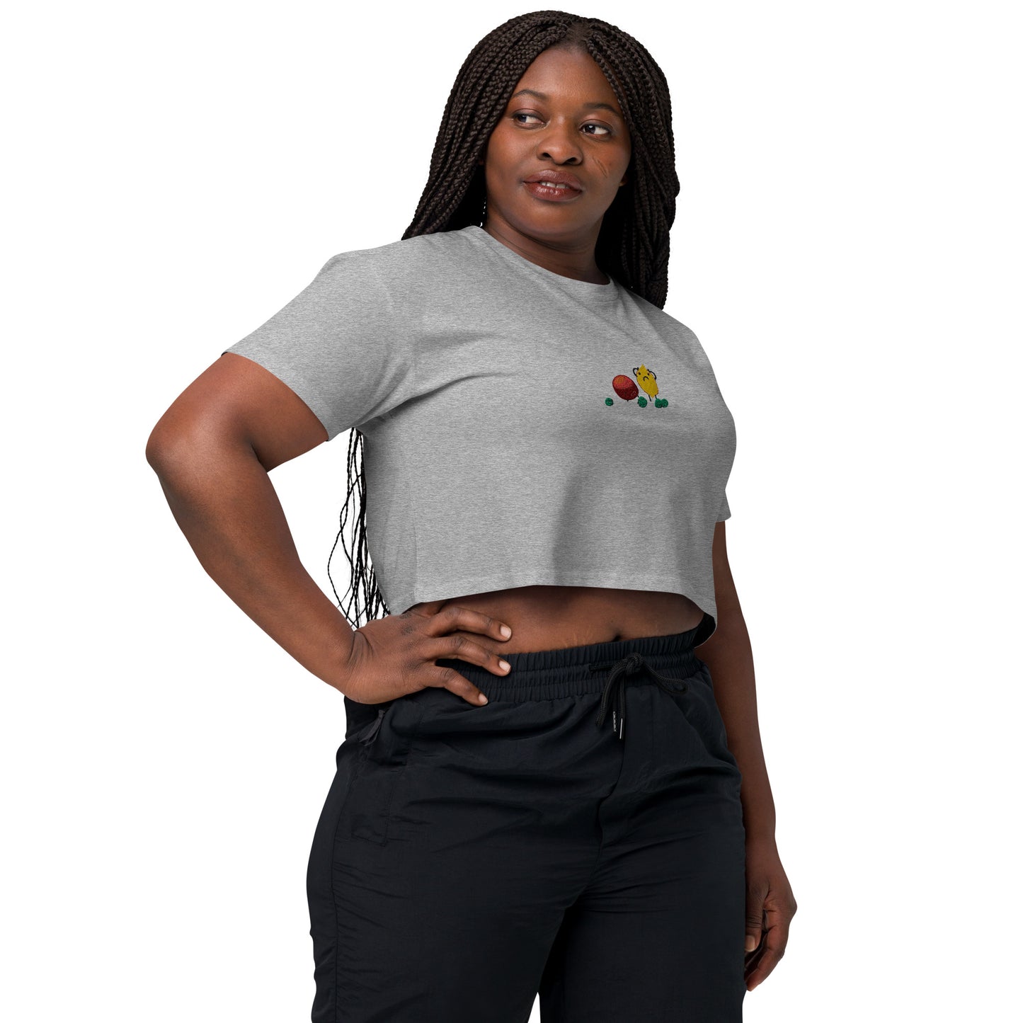 Fruity women’s crop top