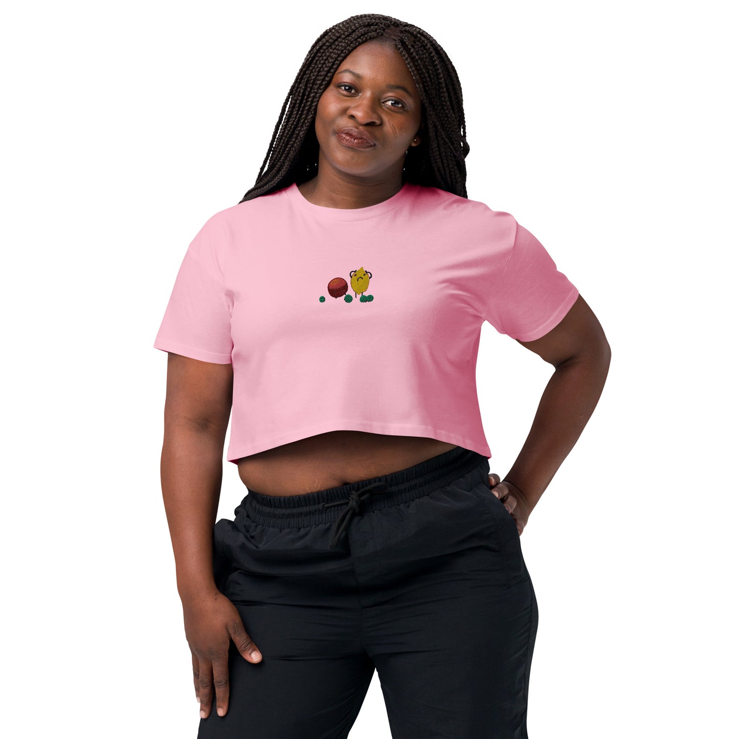 Fruity women’s crop top