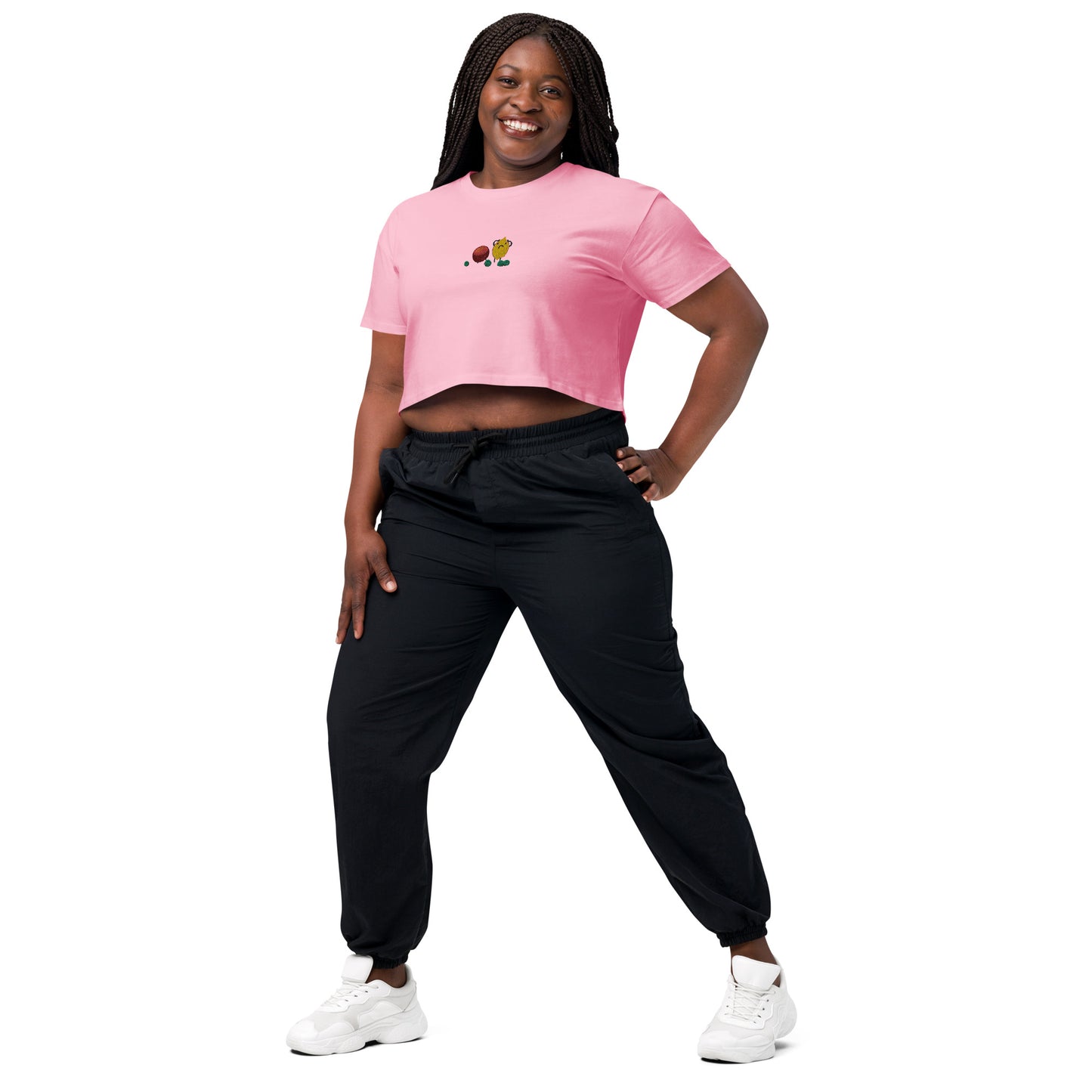 Fruity women’s crop top