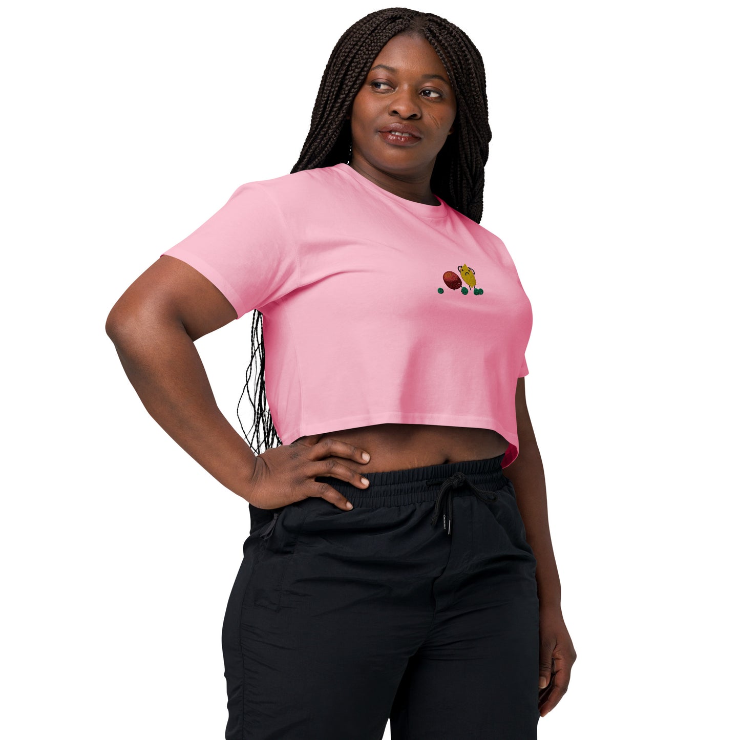 Fruity women’s crop top