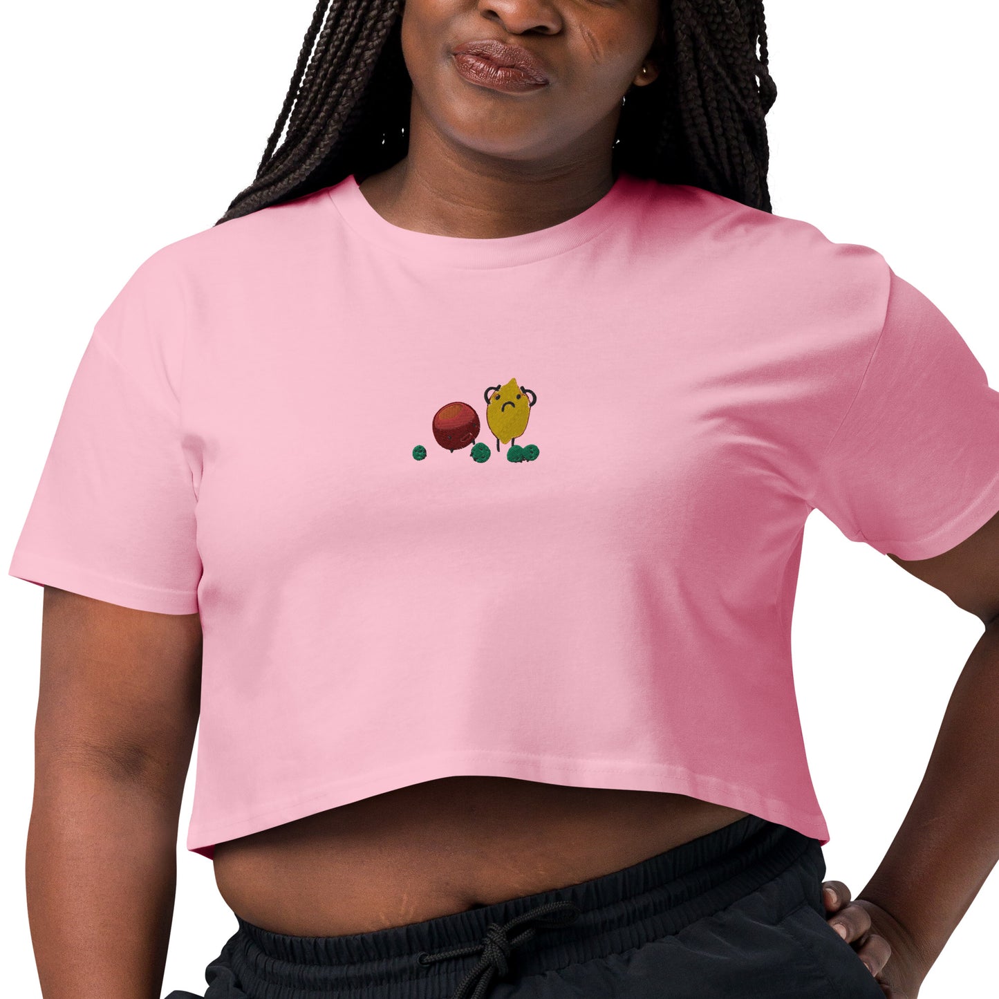 Fruity women’s crop top