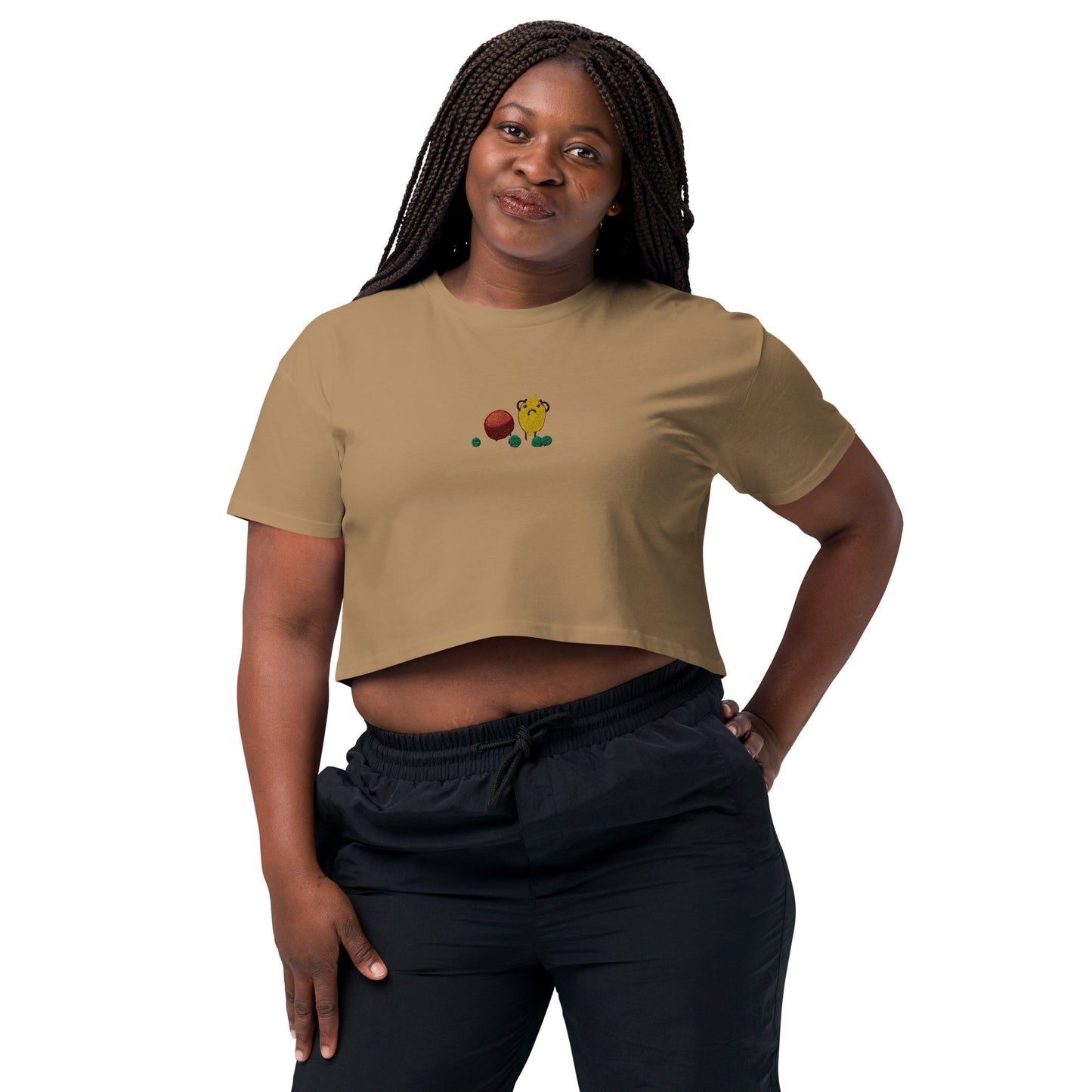 Fruity women’s crop top