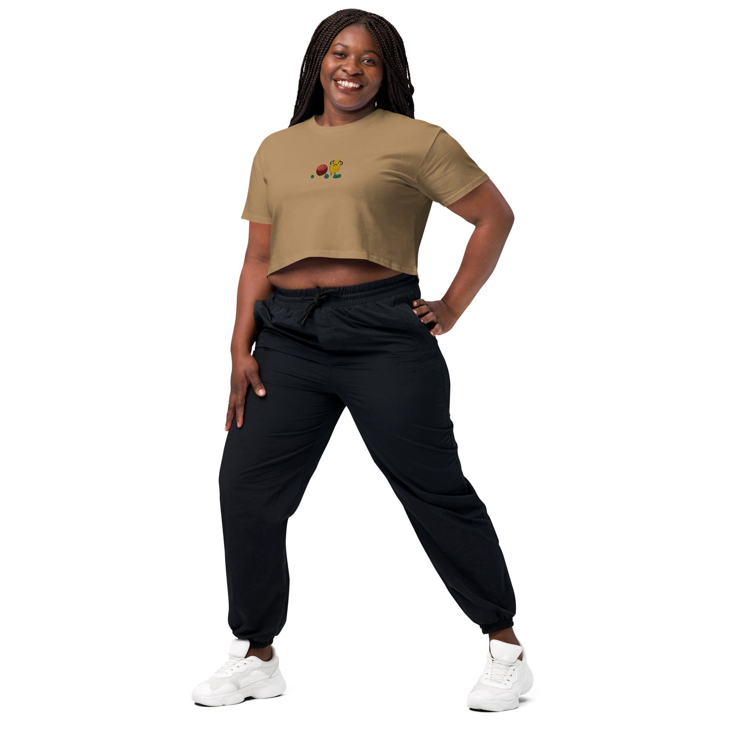 Fruity women’s crop top