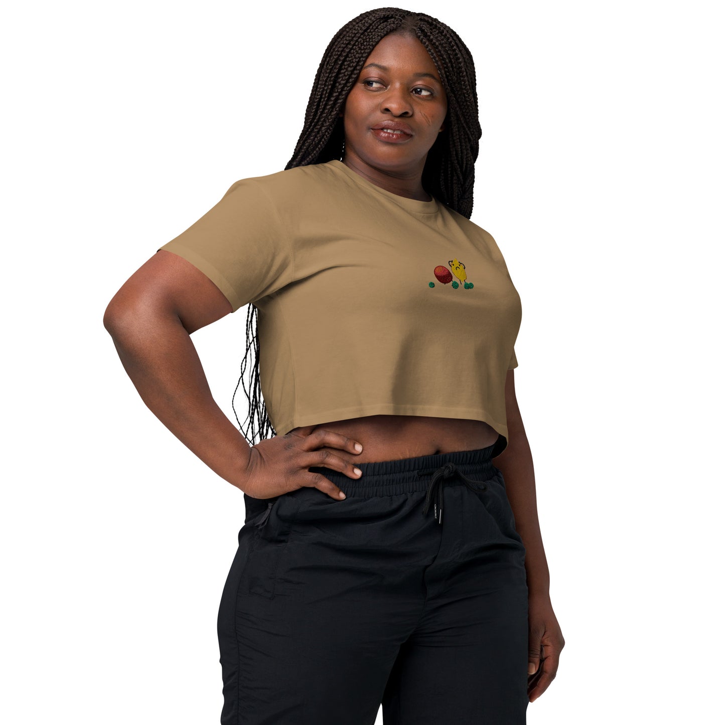 Fruity women’s crop top