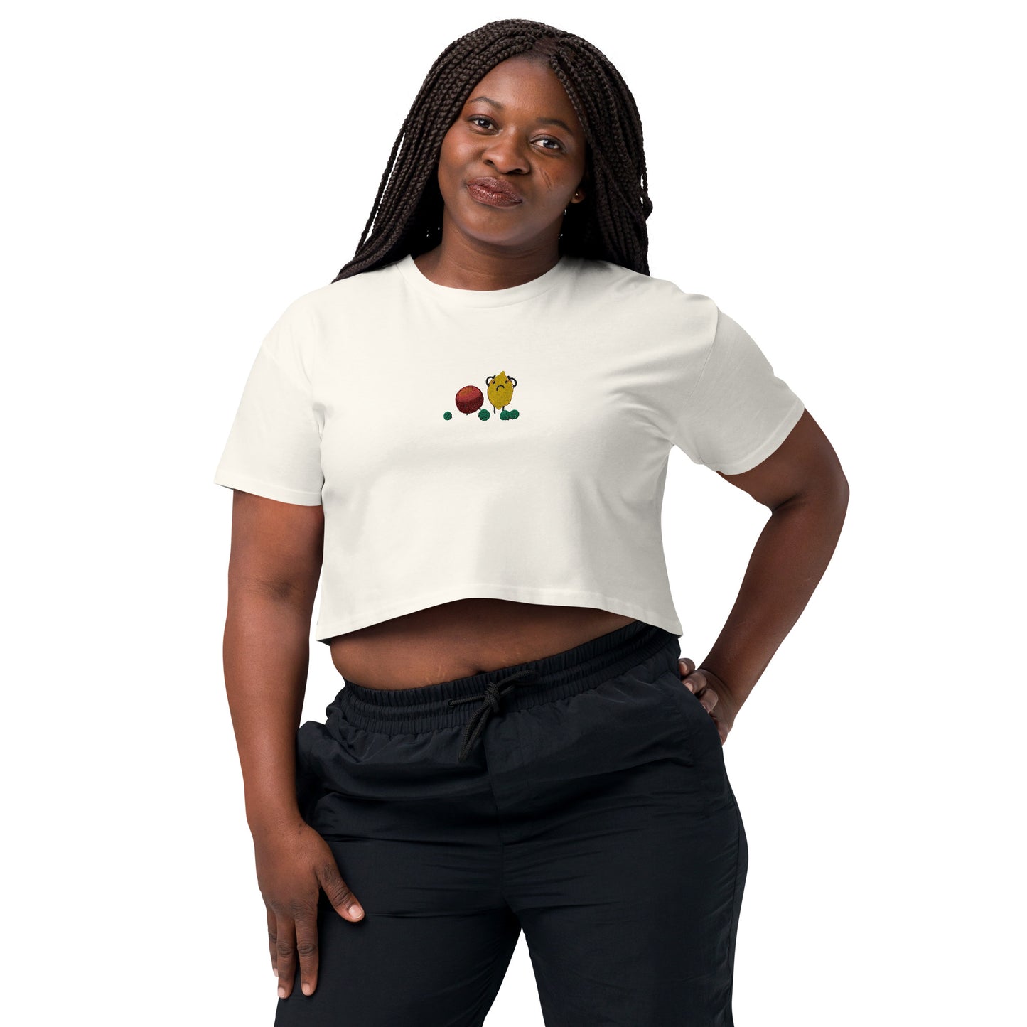 Fruity women’s crop top