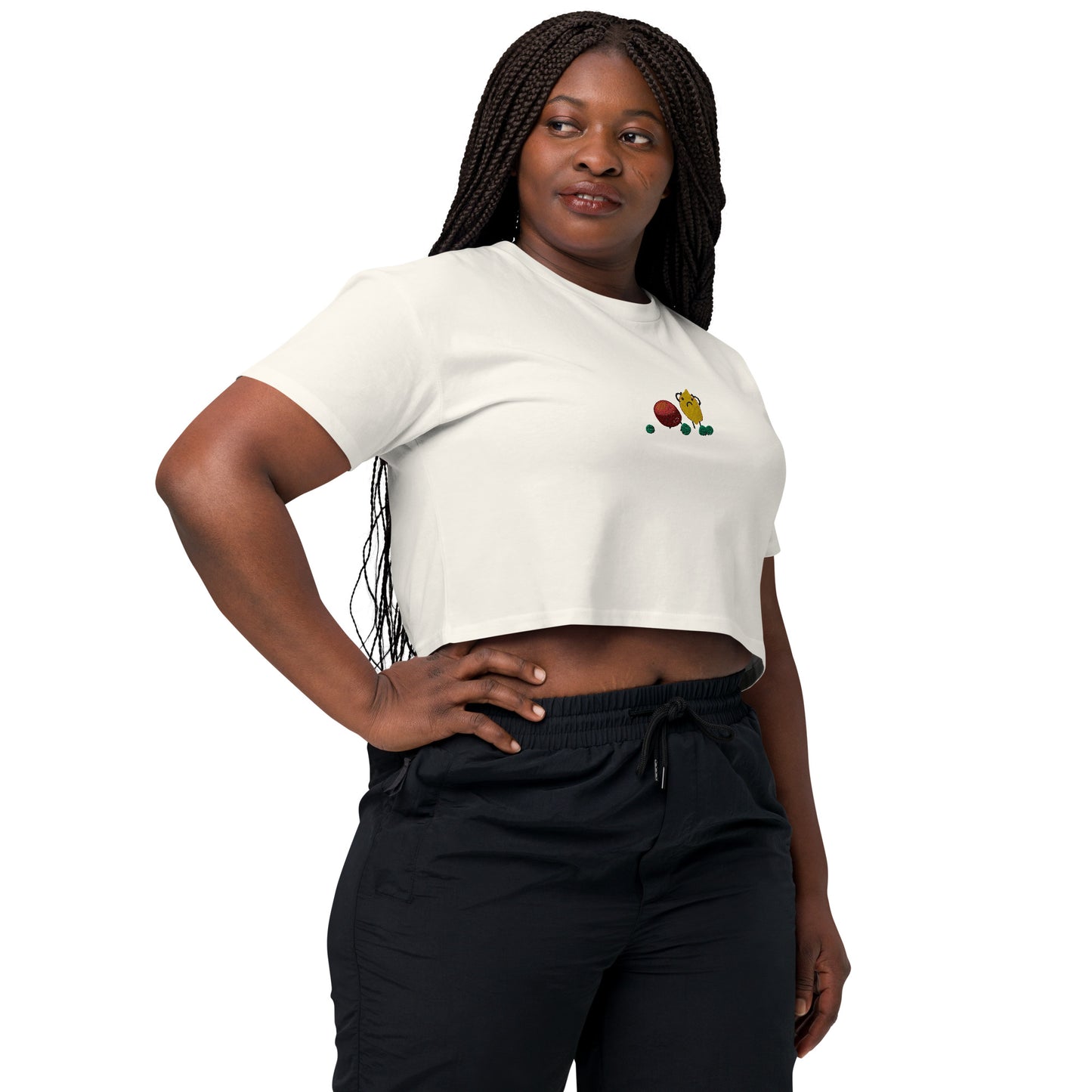 Fruity women’s crop top
