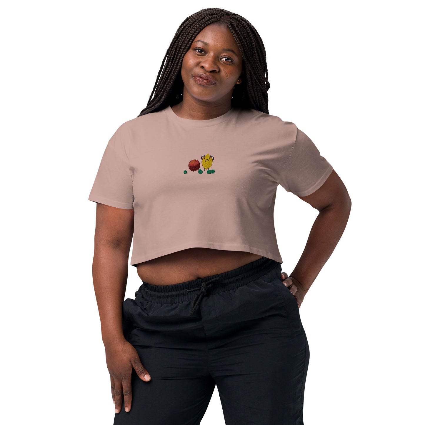 Fruity women’s crop top