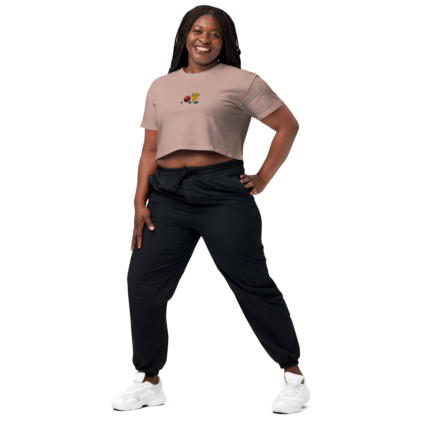 Fruity women’s crop top
