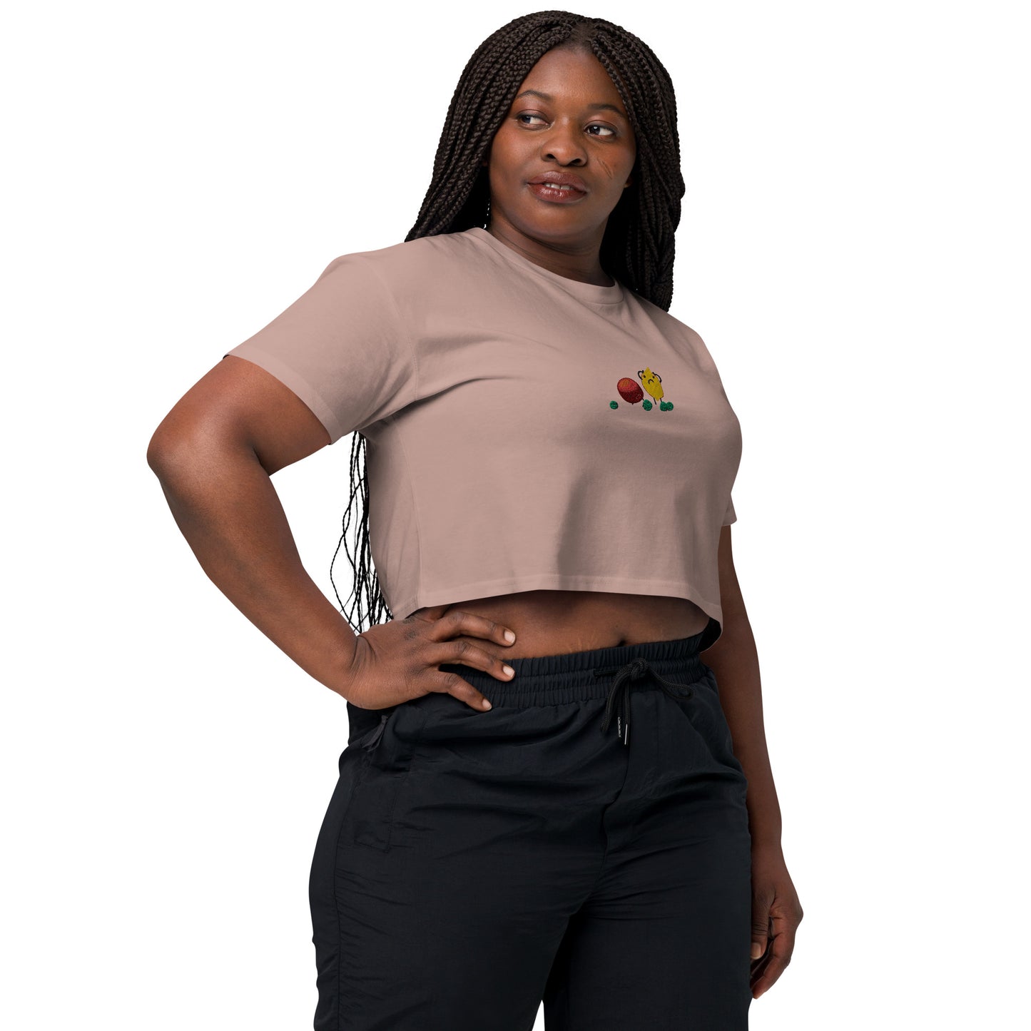 Fruity women’s crop top
