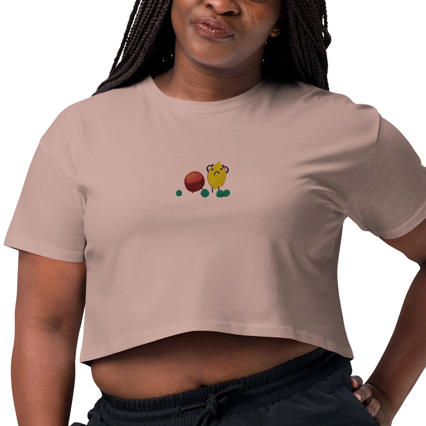 Fruity women’s crop top