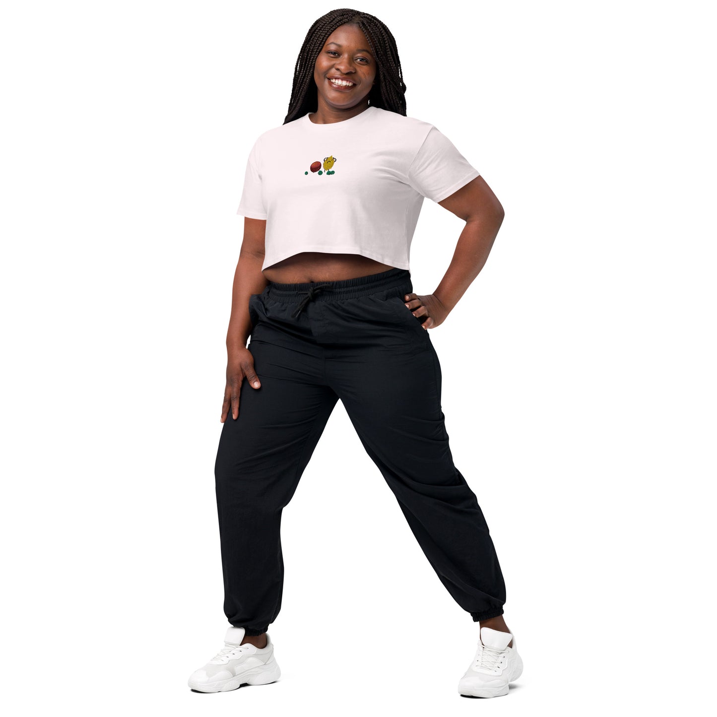 Fruity women’s crop top