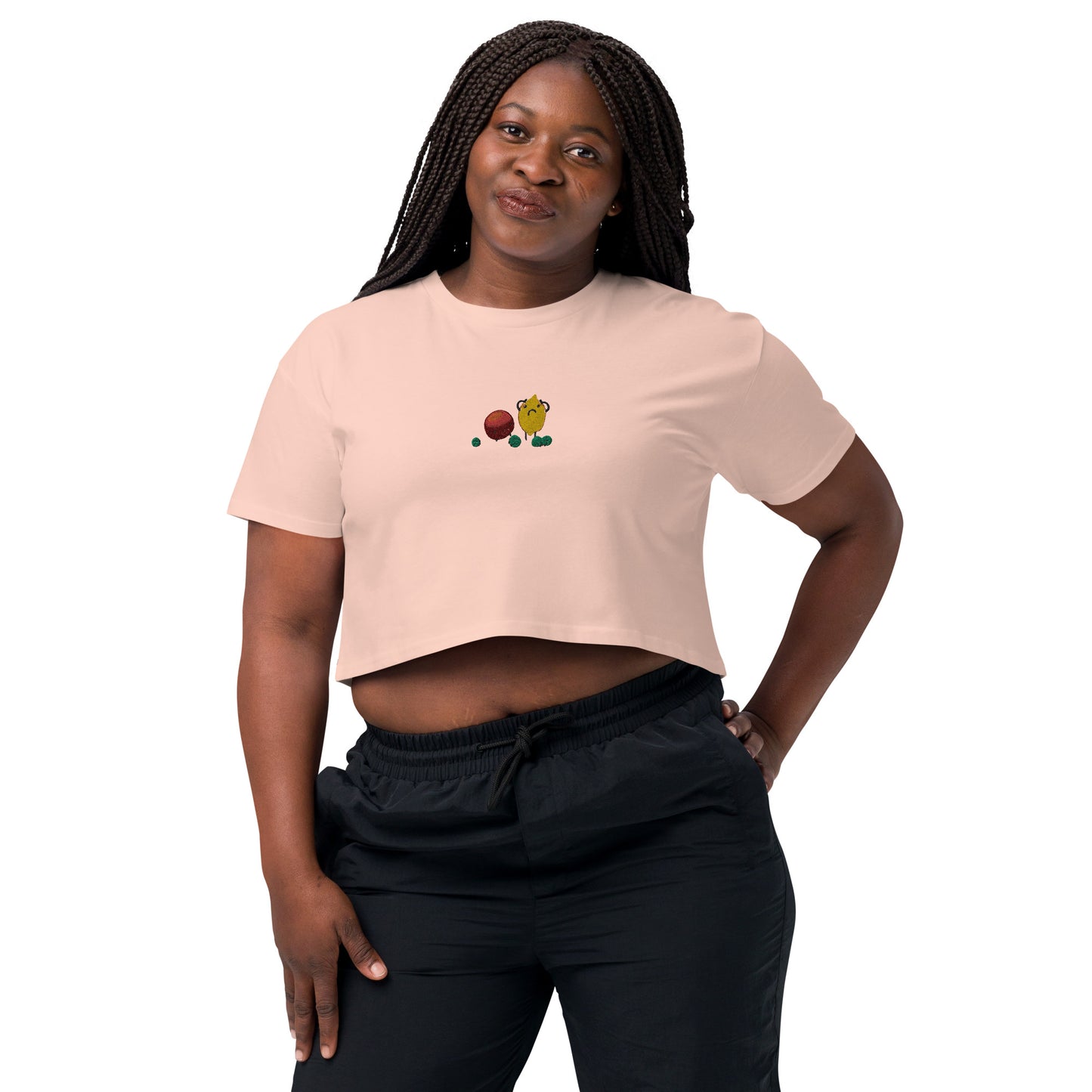 Fruity women’s crop top