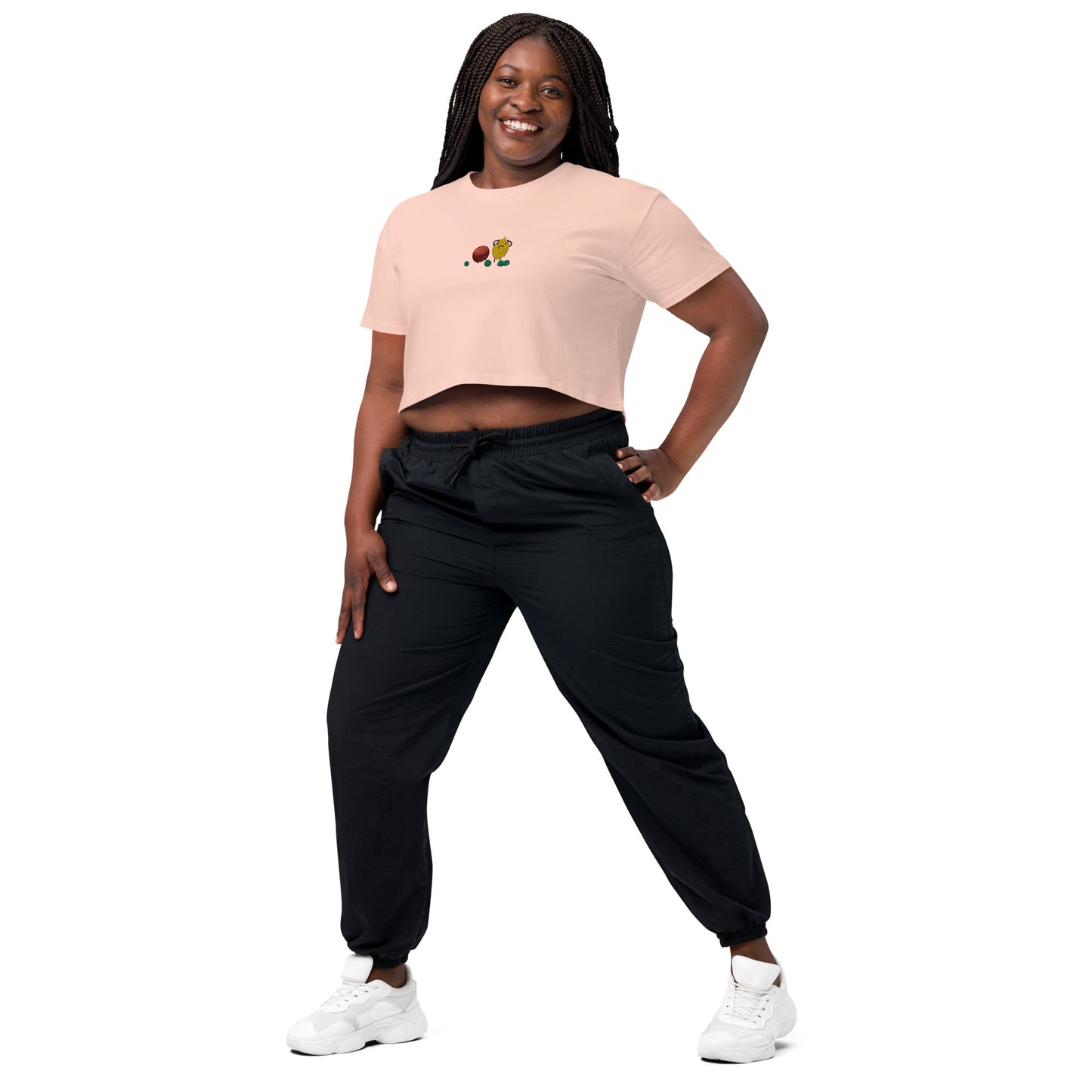 Fruity women’s crop top