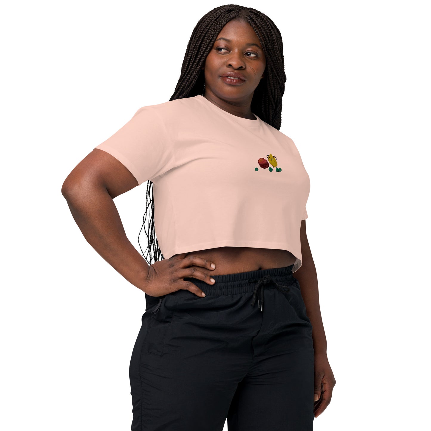 Fruity women’s crop top