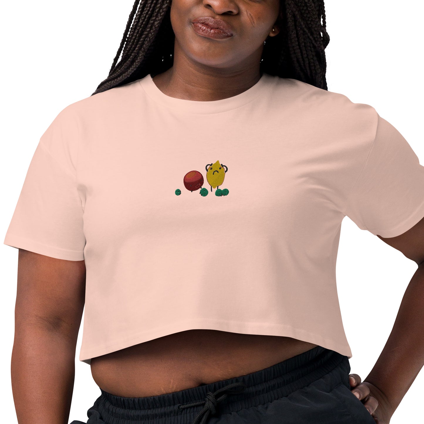 Fruity women’s crop top