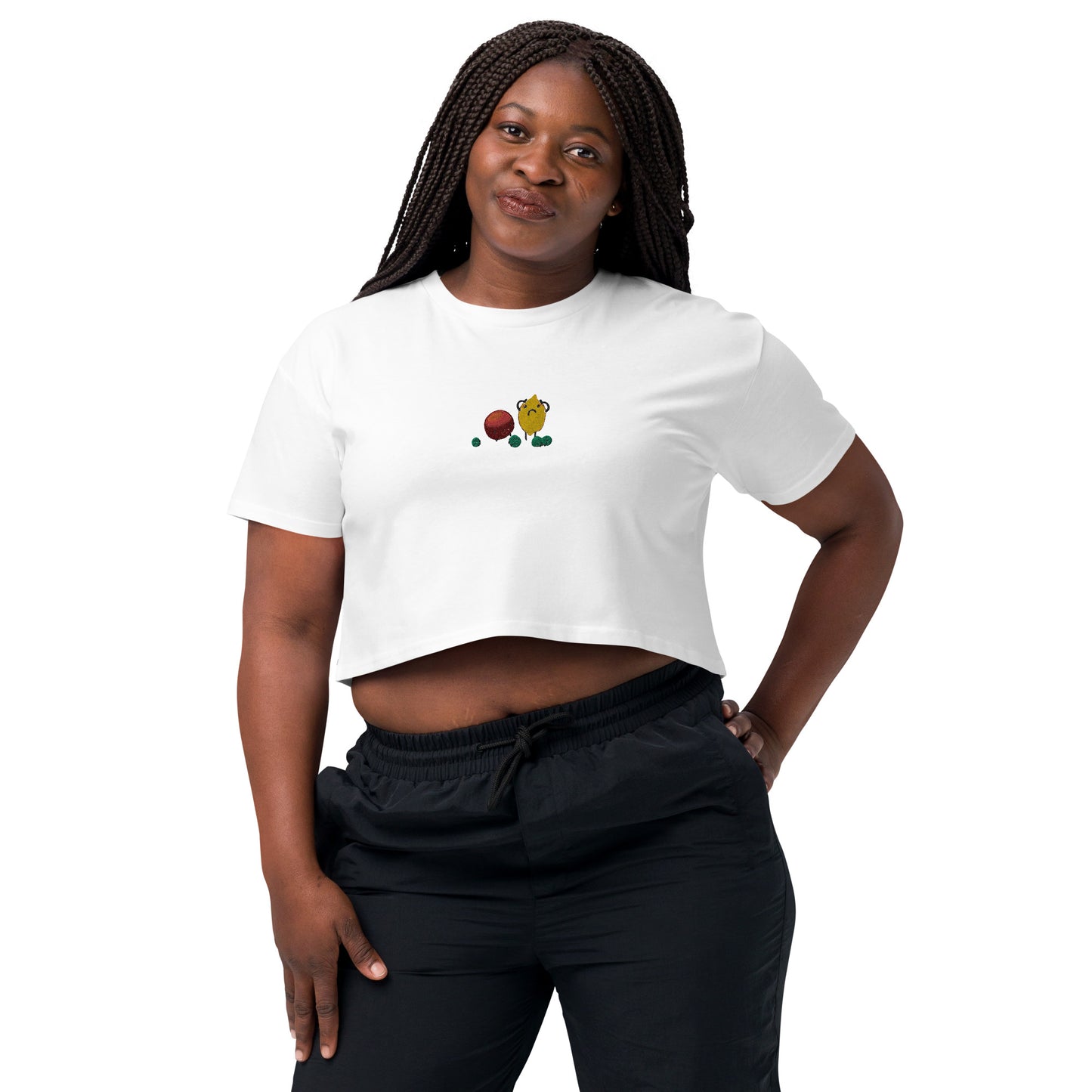 Fruity women’s crop top