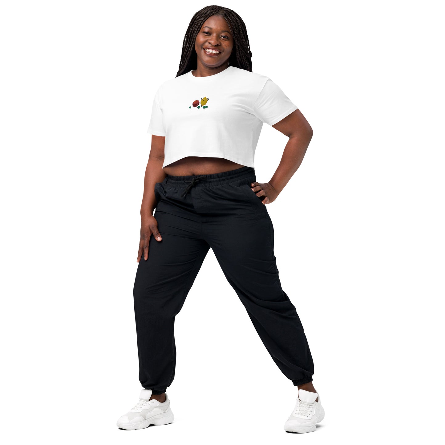 Fruity women’s crop top