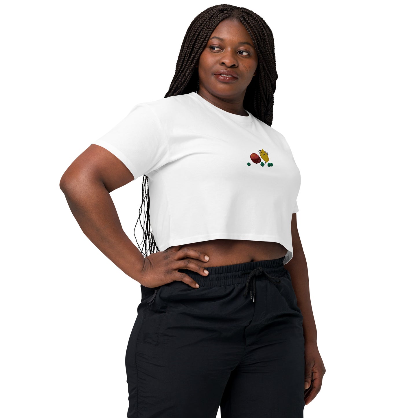 Fruity women’s crop top