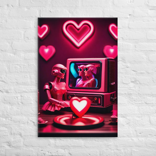 A Very Uncanny Valentine’s Day Canvas
