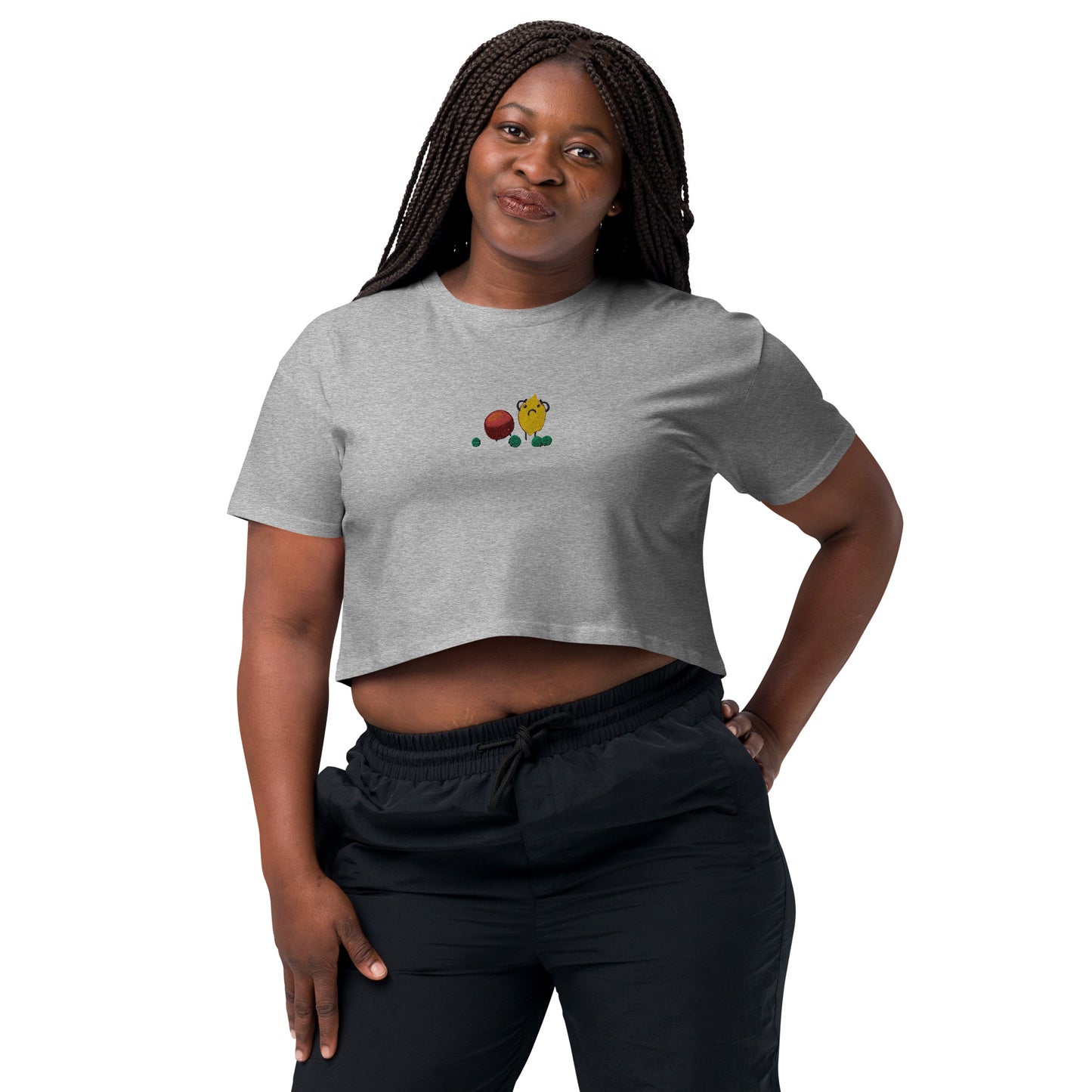 Fruity women’s crop top