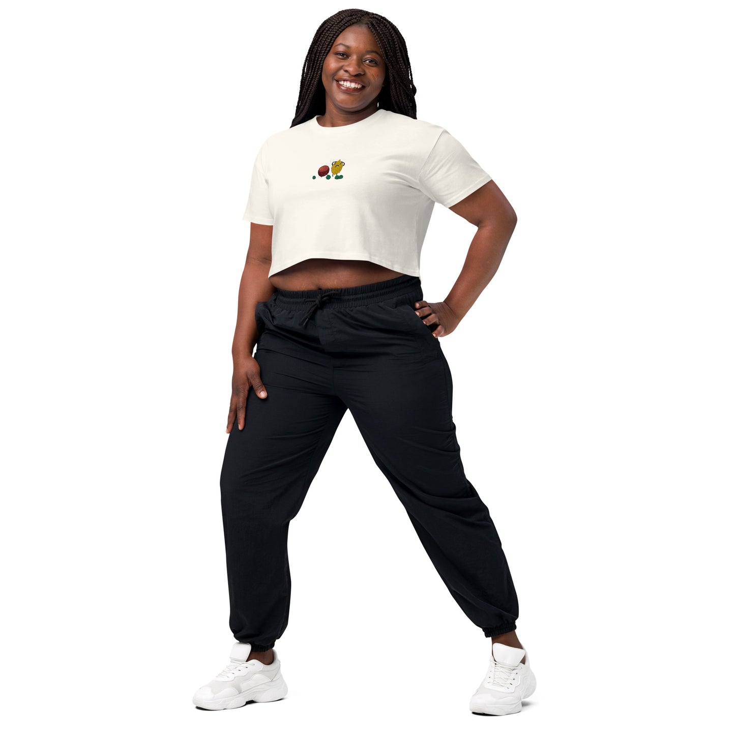 Fruity women’s crop top