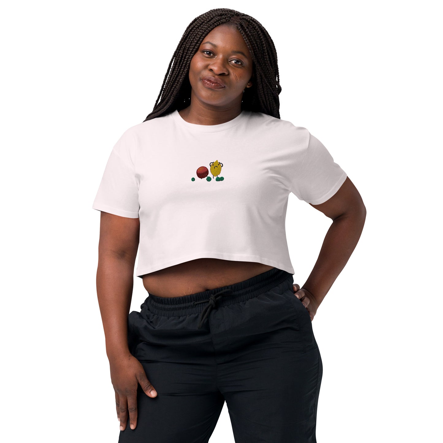 Fruity women’s crop top